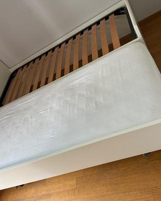 Letto singolo col secondo estraibile