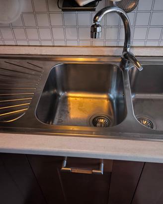 Lavello cucina smeg in acciaio inox doppia vasca