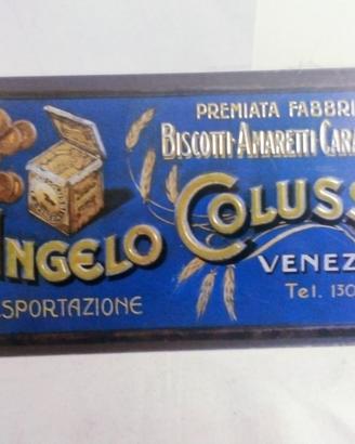 Targa pubblicitaria Angelo Colussi Venezia 