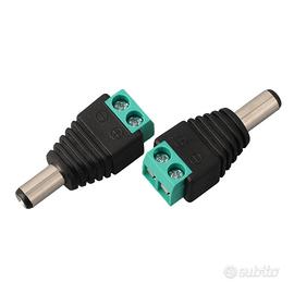Connettore spinotto 5,5x2,1mm videosorveglianza