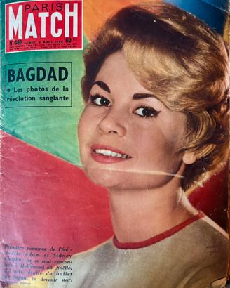 Rivista Paris Match numero 486 del 2 agosto 1958