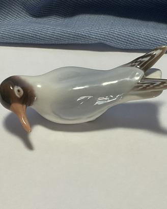 Seagull Bing & Grondhal mini statuina porcellana