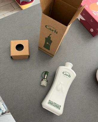 bottiglia in ceramica per olio