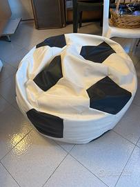 pouf poltrona a sacco calcio