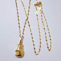 Collana con guanto da boxe in oro giallo 18kt 750