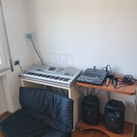 Tastiera Ketron Audya 5 con mixer casse e custodia