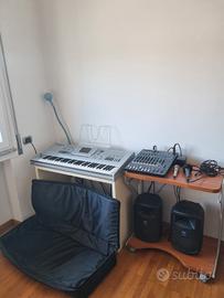 Tastiera Ketron Audya 5 con mixer casse e custodia