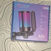 Fifine Ampligame A6V - Microfono Gaming RGB