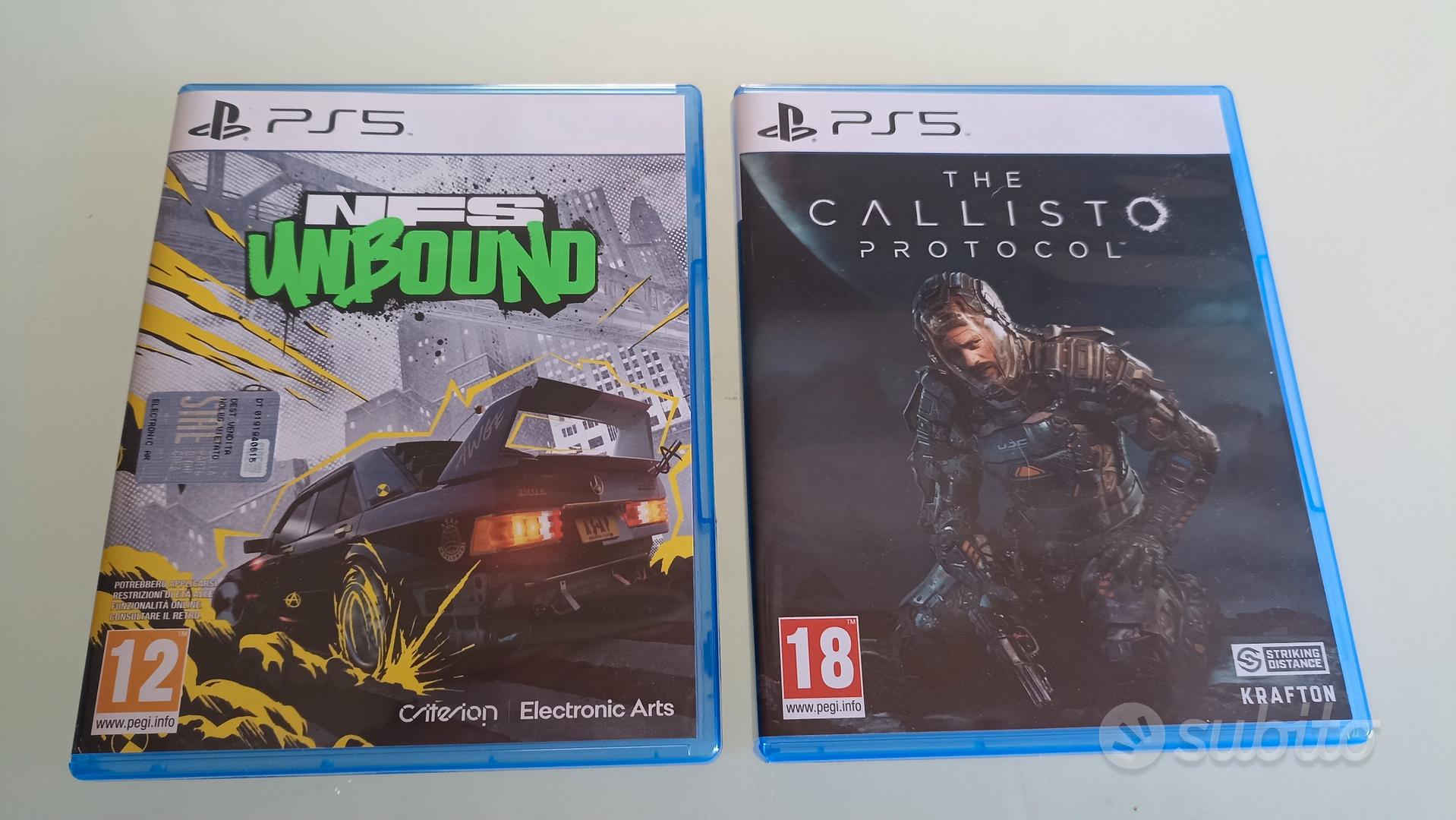 Giochi PS5 CALLISTO PROTOCOL + NFS UNBOUND - Console e Videogiochi In vendita  a Firenze