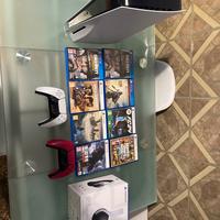 Play station 5 più cuffie e giochi