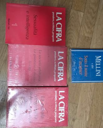 libri La cifra 3 vol. pensieri,scritture ,proposte
