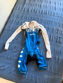 Body crono skinsuit ciclismo body cronometro