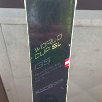 Sci da gara da slalom Fischer 135 con attacchi