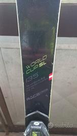 Sci da gara da slalom Fischer 135 con attacchi