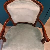 coppia di poltroncine  meta' 800