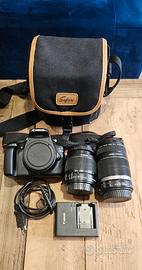 Reflex Canon EOS 1100D + EFS 18-55 + EFS 55-250mm