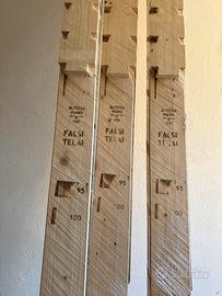Controtelai in legno per porte interne - 3 pezzi