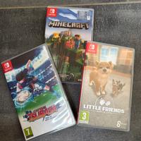 Nintendo Switch - 1x20€ 3x55€ Minecraft, Tsubasa