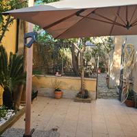 Ombrellone 3x4 Alluminio Effetto Teak NUOVI 