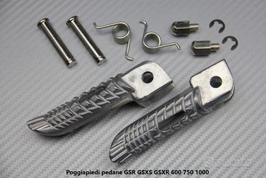 Poggiapiedi pedane GSR GSXS 600 750 1000 Silver