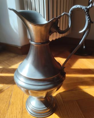 Anfora/vaso vintage in peltro 95 %