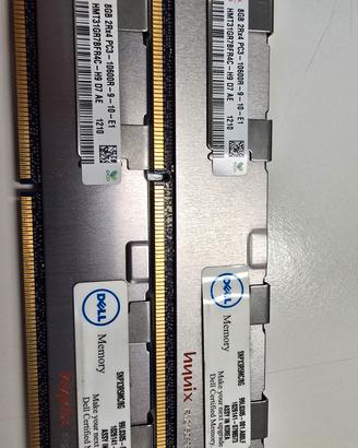 banchi di RAM ddr3 8gb