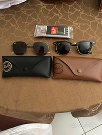 Ray ban hexagonal e clubmaster