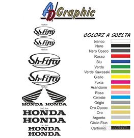 kit adesivi stickers honda sh 50 tipo1