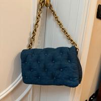 Borsa Pochette ZARA in Jeans con Catena Oro