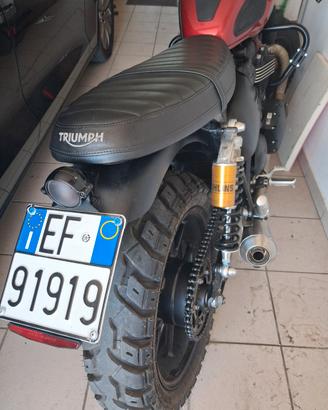 Sella in pelle per Triumph Bonneville 