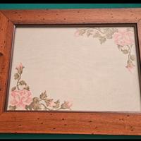 Vassaio arte povera con ricami 