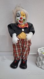 pagliaccio in ceramica carrillon