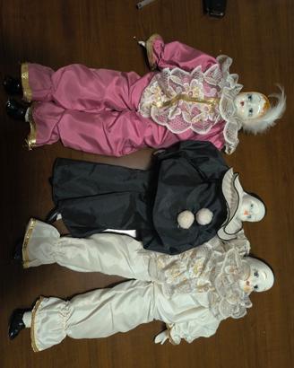 3 Bambole di porcellana