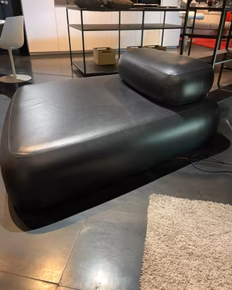 Bubble Rock Living Divano seduta pouff pelle