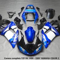 Carena completa YZF R6 1999 - 2002 YAMAHA COLOR 2