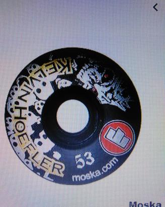 Rotelle Skateboard Moska Wheels 53mm Nere