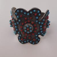 bracciale etnico berbero indiano metallo vintage 