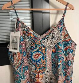 Abito wrap stile bohémien tg. L nuovo New Fashion