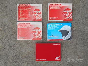 manuale istruzioni honda XR honda XR honda transal