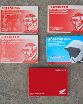 manuale istruzioni honda XR honda XR honda transal