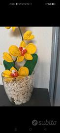 Cod 112 orchidea top all' uncinetto 