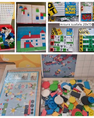 giochi didattici "tobel " vintage, nuovi anni 80