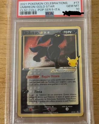 Umbreon gold star PSA 10