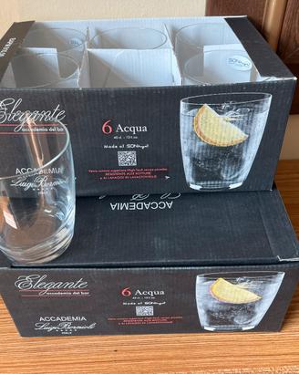Set 12 bucchieri acqua Bormioli linea Elegante