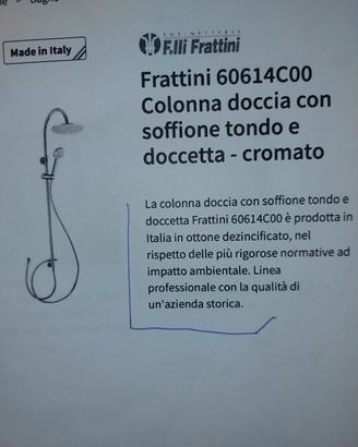 colonna doccia Fratelli Frattini