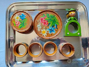 Set oggetti da tavola "Alpine Folk Art"