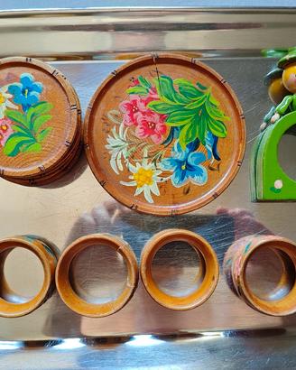 Set oggetti da tavola "Alpine Folk Art"