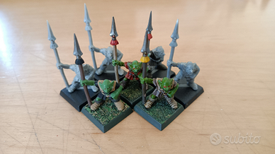 Warhammer Fantasy - Goblin picchieri e arcieri