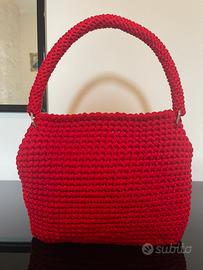 Borsa a spalla in fettuccia