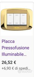 Placche pressofusione illuminabili